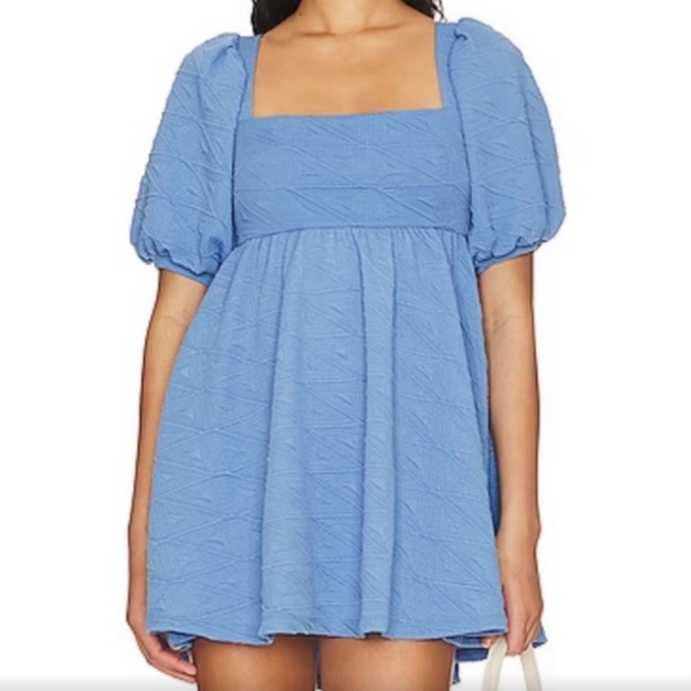 free people december sky mini dress size extra small